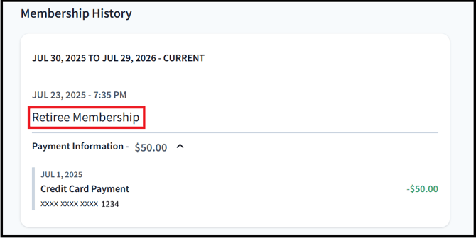 Membership Logs Membership Name