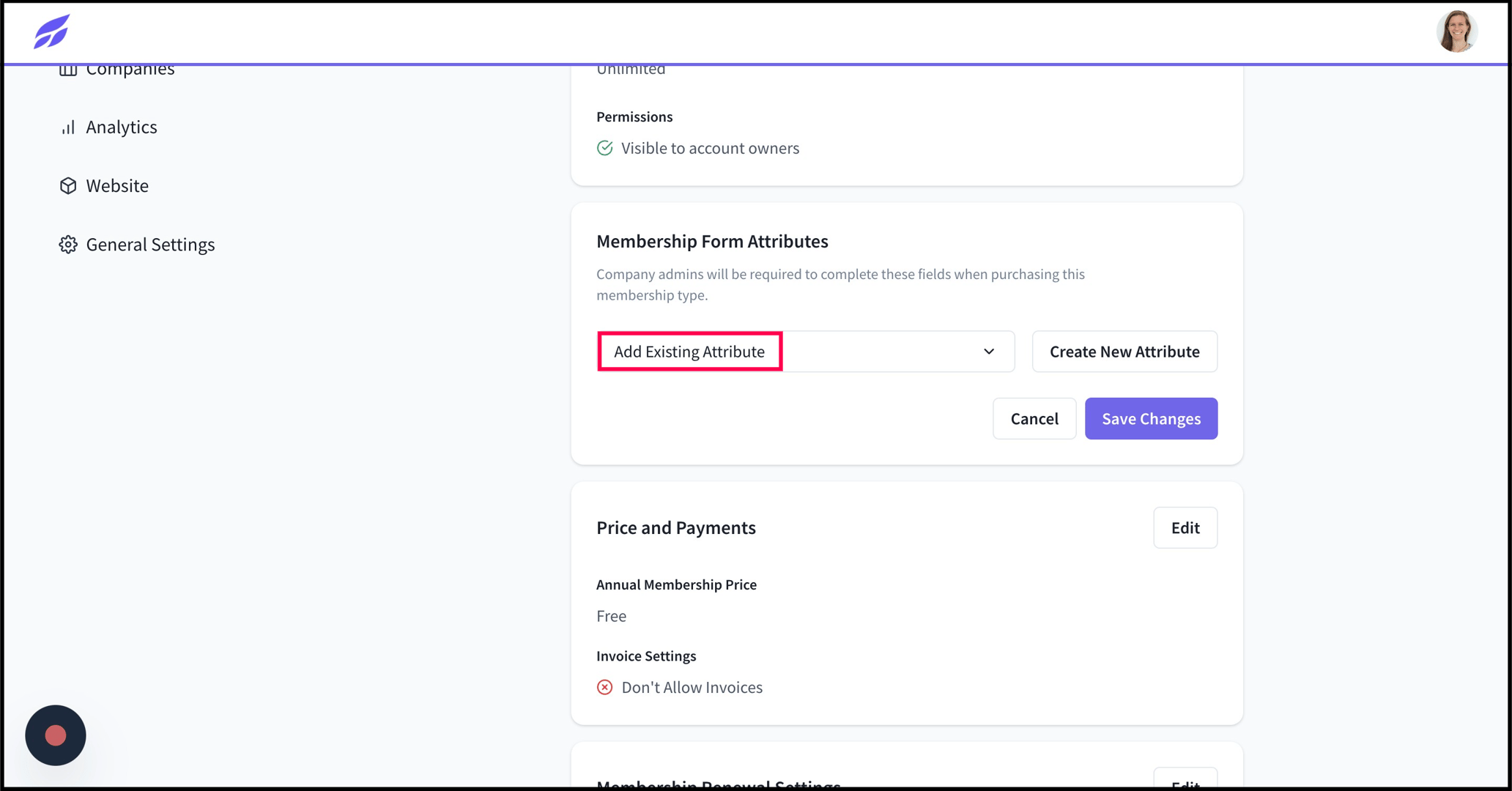 How to Create Company Size Attribute for Member Sign-up Form