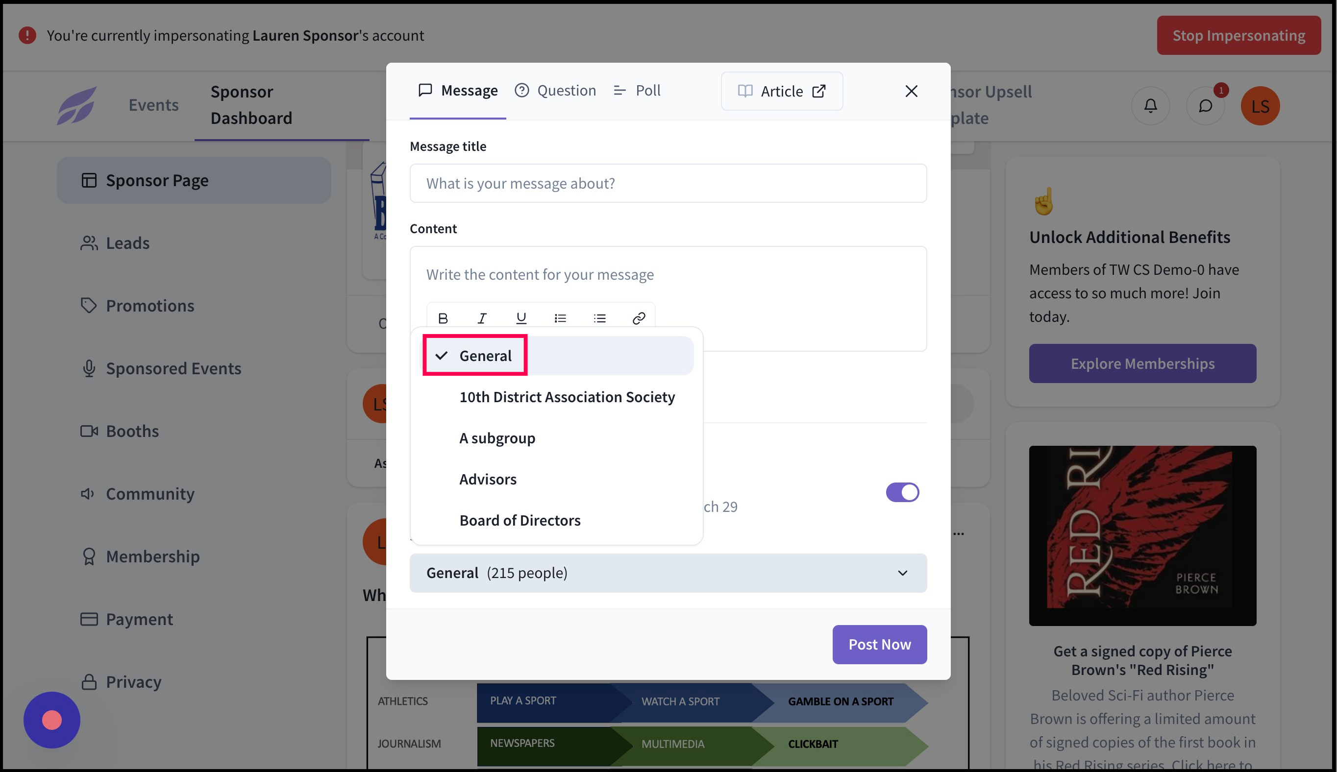 Sponsored By Posts How do I create a Sponsored Post?