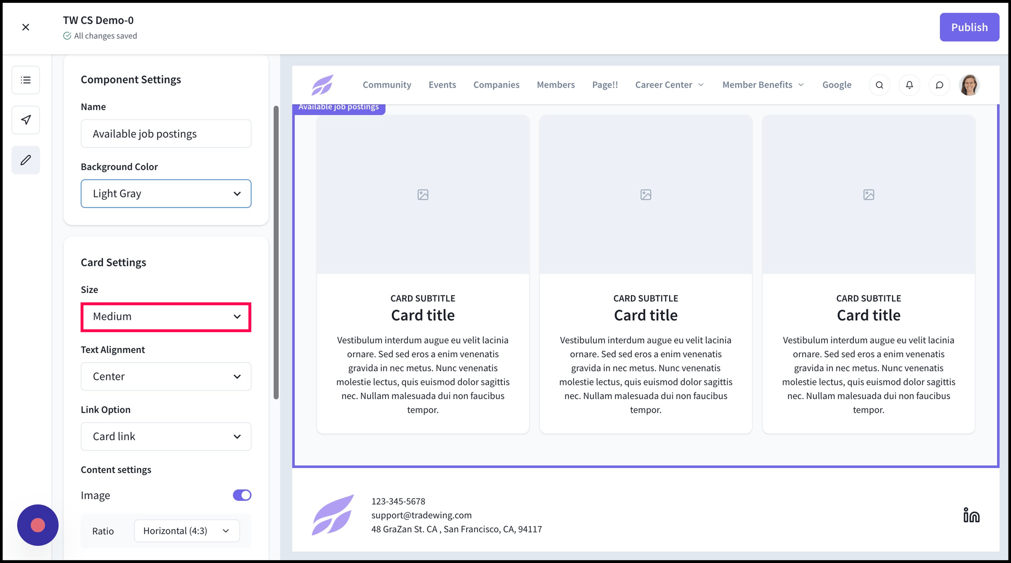 Create a new Card Group component