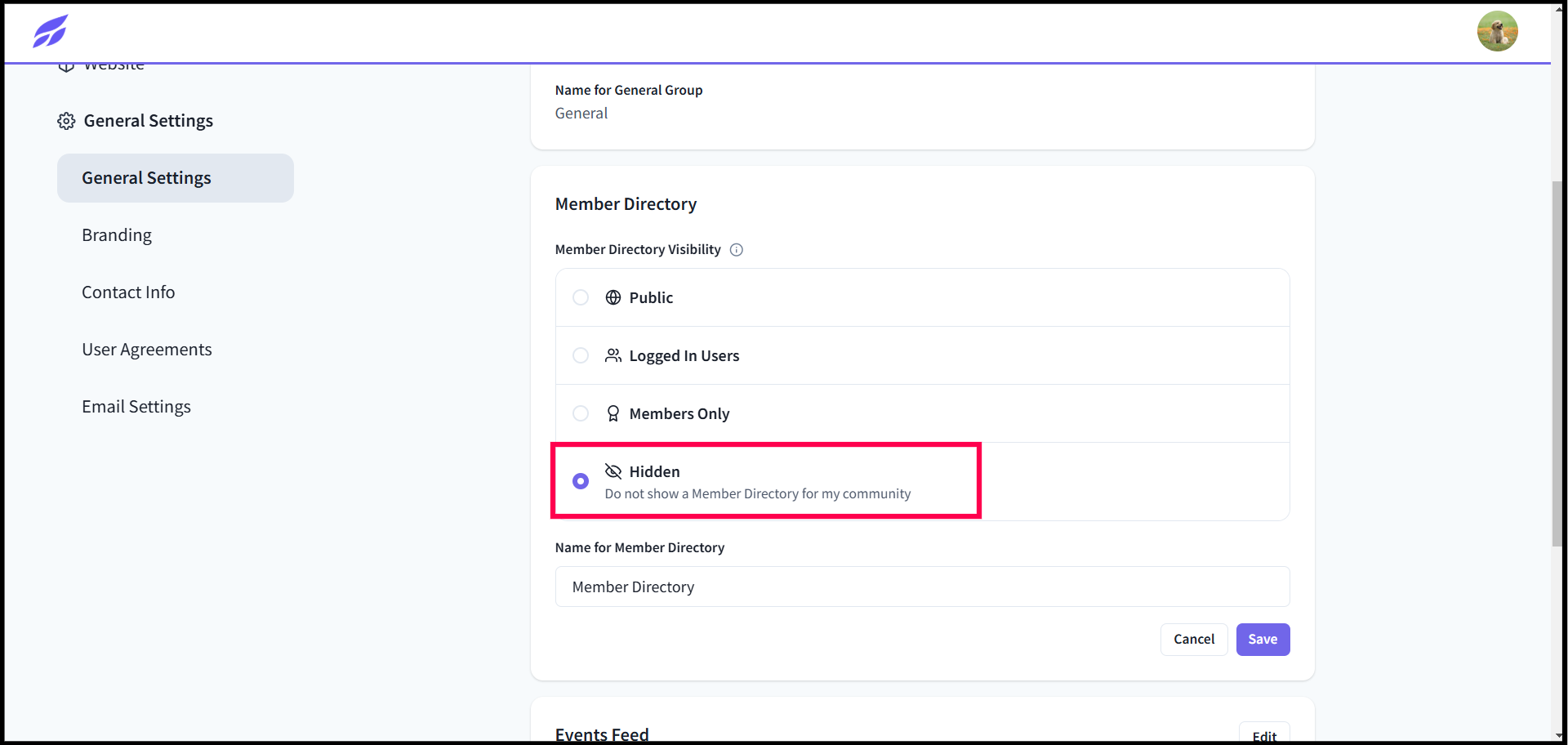 General Settings