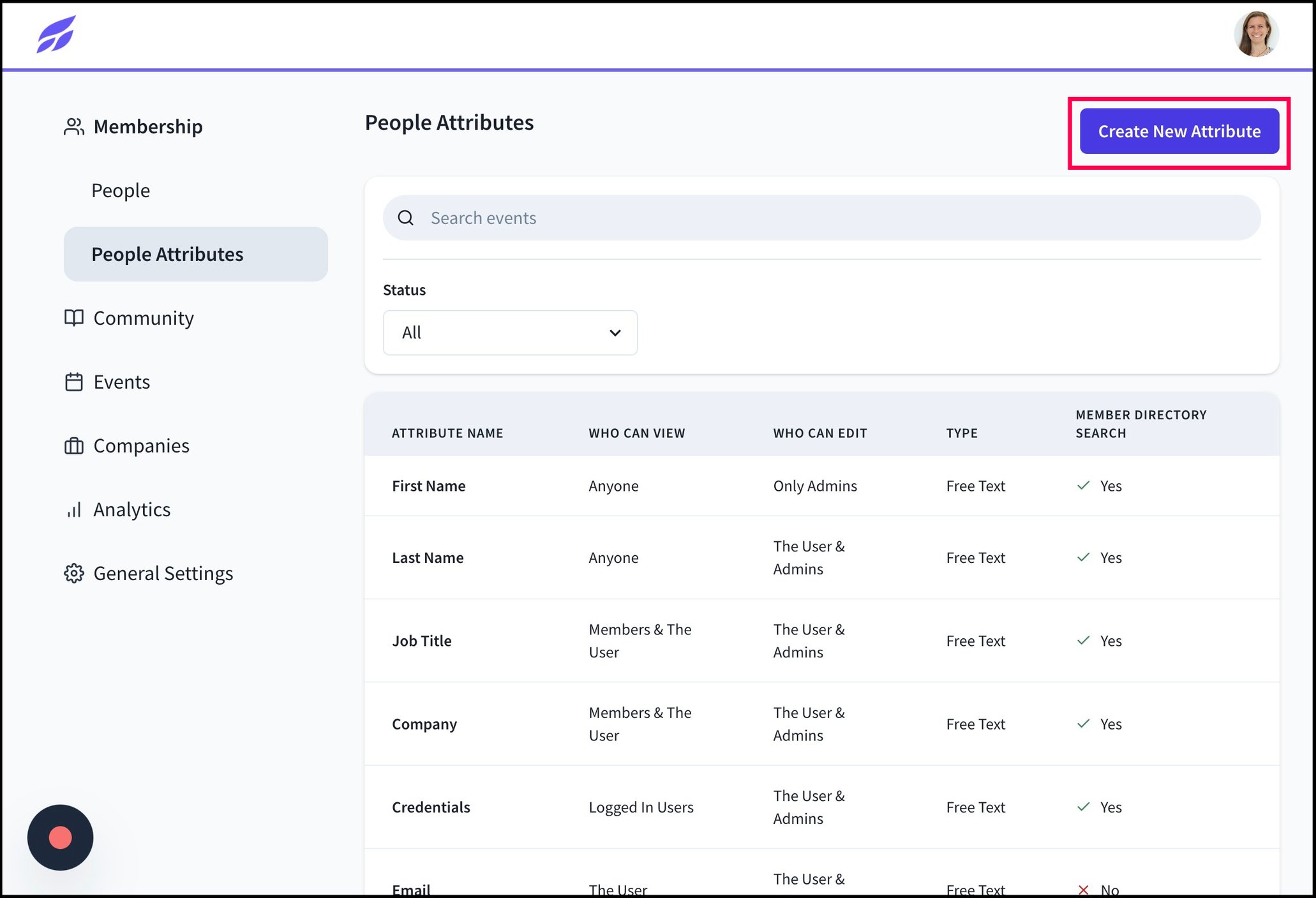 How to Create & Edit New People Attributes